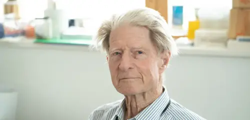 Nobel Prize laureate John Gurdon poses for a photo. (Website, University of Cambridge)