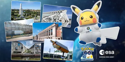 ▲《Pokémon GO》本次攜手歐洲太空總署（ESA），在歐洲多座科學與太空博物館推出期間限定合作活動。（圖／翻攝自Pokémon GO Hub）