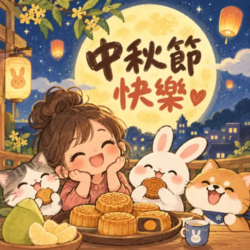 ▲2026中秋節快樂圖片賀卡、中秋長輩圖免費下載。 （圖／NOWNEWS社群中心製）