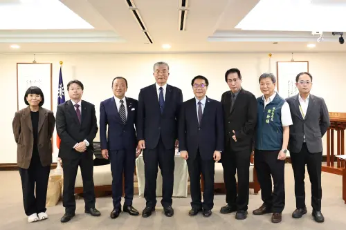 日本加賀市新任市長山田利明首度拜會黃偉哲　兩市交流添新頁