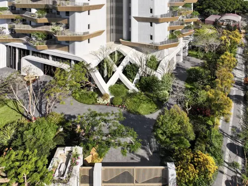 台中最美建築精銳SKY ONE 3D曲面工藝打造單元二新地標
