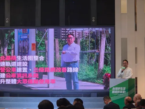 ▲民進黨中常會今移師桃園，黃世杰致詞。（圖／記者陳佩君攝，2026.09.23）