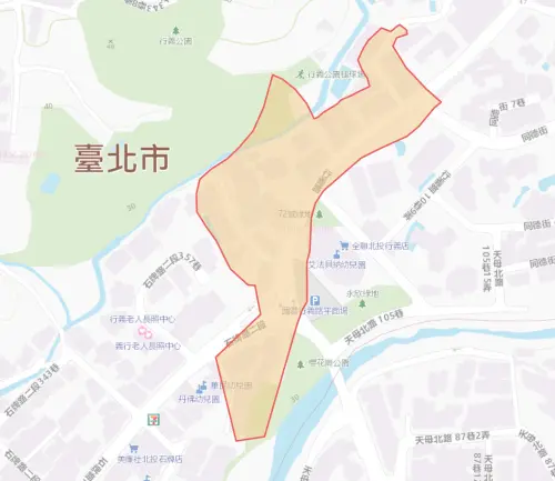 ▲台北市9月24日停水範圍。（圖／自來水公司water.gov.tw）
