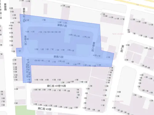 ▲台南市9月24日停水範圍。（圖／自來水公司water.gov.tw）