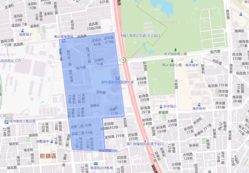 ▲高雄市9月24日停水範圍。（圖／自來水公司water.gov.tw）