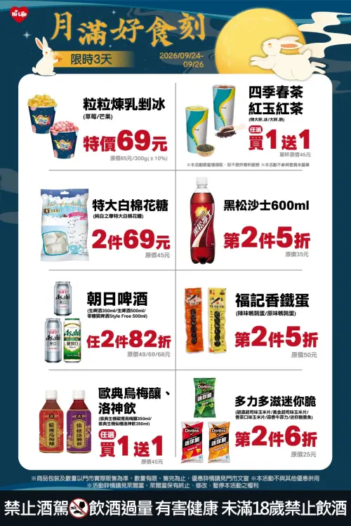 ▲萊爾富9月24日至9月26日限時3天加碼。（圖／業者提供）