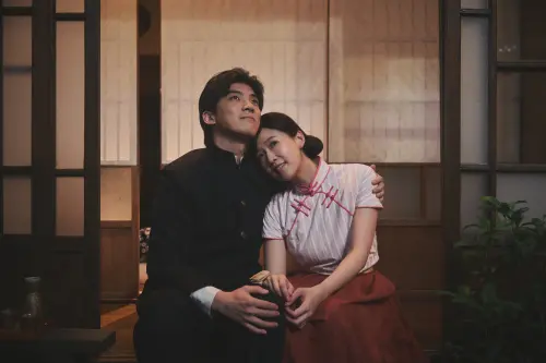 ▲林哲熹與方志友飾演一對苦情鴛鴦，《再見1987》本周迎來大結局。（圖／公視台語台提供）
