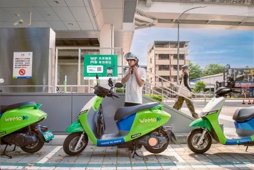 出捷運秒騎機車　中捷設WeMo專屬站打卡抽好禮