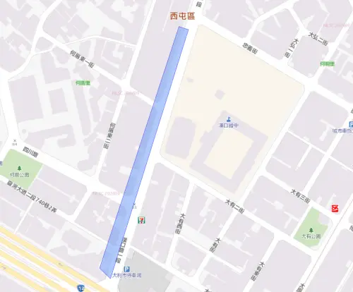 ▲台中市9月25日停水範圍。（圖／自來水公司water.gov.tw）