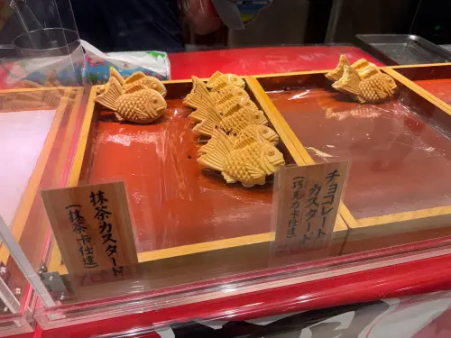 ▲三重「五十鈴甘味鋪」，以日本經典庶民點心鯛魚燒為主角。（圖／記者鍾怡婷攝）