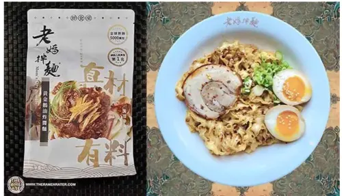 ▲第三名為「老媽拌麵 鵝油炸醬麵」，寬麵具有非常出色的Q彈咬勁，最令人驚艷的是醬汁。（圖／取自The Ramen Rater網站）