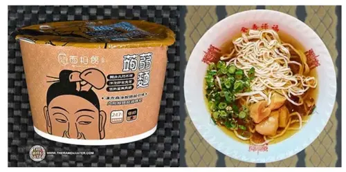 ▲第六名為「面相館-泡麵式蒟蒻麵麻油猴頭菇」。（圖／取自The Ramen Rater網站）