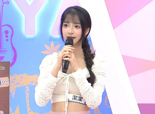 ▲潔潔（如圖）還抱怨藍波控制慾太強，甚至找了一個經紀人來治她。（圖／中天電視提供）
