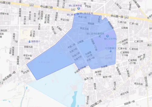 ▲台南市9月29日停水範圍。（圖／自來水公司water.gov.tw）