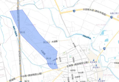 ▲台南市9月29日停水範圍。（圖／自來水公司water.gov.tw）