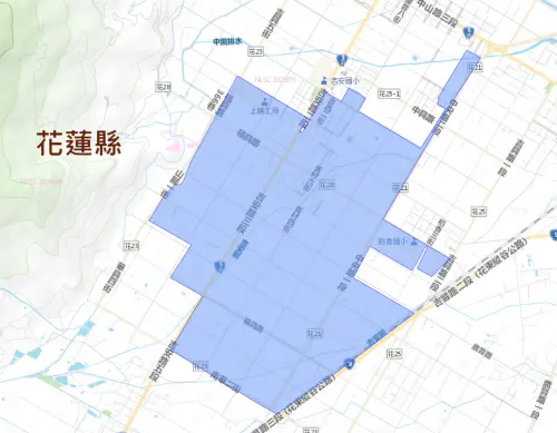 ▲花蓮縣9月29日停水範圍。（圖／自來水公司water.gov.tw）