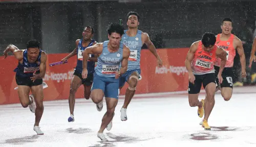 亞運田徑／太猛了！男子4x100接力決賽奪銀！還大幅刷新全國紀錄