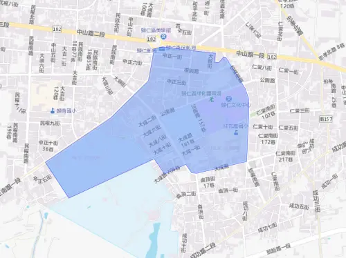 ▲台南市9月30日停水範圍。（圖／自來水公司water.gov.tw）