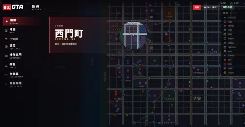 ▲「台北版GTA」有將台灣人都很熟悉的地標通通做出來，但地圖實際位置則仍與真實的台北有不小差異。（圖／翻攝遊戲畫面）