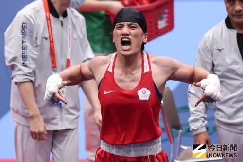 ▲2026名古屋亞運女子拳擊65公斤級台灣選手陳念琴晉級金牌戰。（圖／記者朱永強攝影）