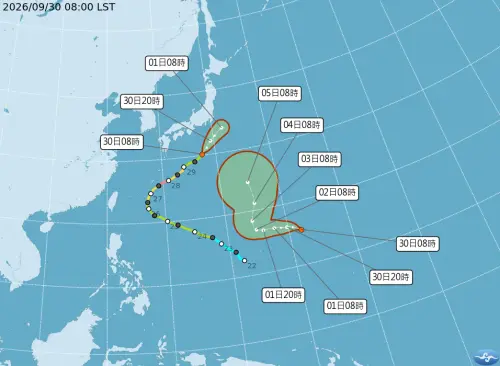 熱低壓生成最快周四生成彩雲颱風！氣象署：往日本移動對台無影響