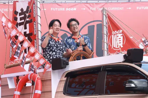 與賴清德開箱競總、洋流號！沈伯洋揭大洋流計畫：展開6場車掃
