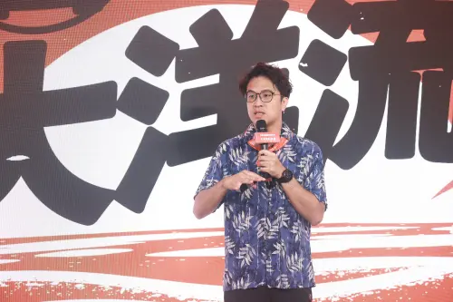 ▲沈伯洋說明大洋流計畫。（圖／記者葉政勳攝，2026.09.30）