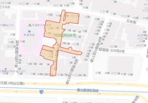 ▲台北市10月1日停水範圍。（圖／自來水公司water.gov.tw）