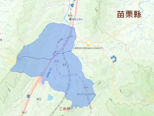 ▲苗栗縣10月1日停水範圍。（圖／自來水公司water.gov.tw）