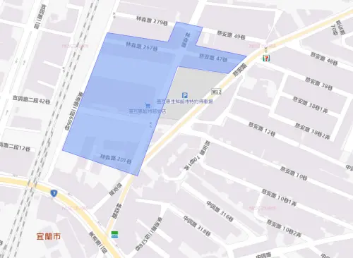 ▲宜蘭縣10月1日停水範圍。（圖／自來水公司water.gov.tw）