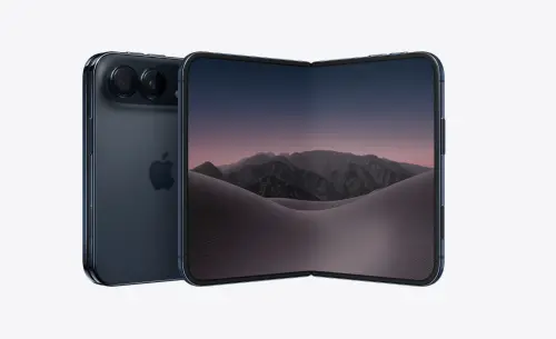 ▲蘋果全新摺疊機iPhone Duo即將在台灣開賣，於10月16日（週五）晚間8點開放預購。（圖／Apple官網）