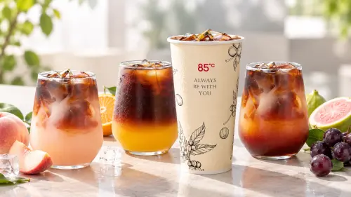 ▲國際咖啡日85度C指定果咖「第二杯半價」優惠。（圖／85度C 85cafe.com）