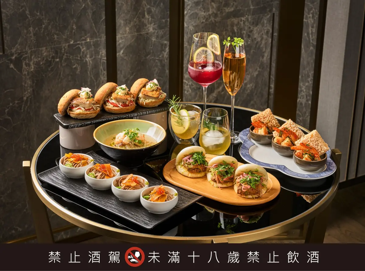 ▲台北漢來飯店推出行政房住房優惠，入住即享有貴賓軒行政酒廊禮遇，暢享「酣呷台北 The Han-Jia TPE」聯手客座打造的餐檯菜色，另還有隔日的島語早餐吃到飽。（圖／台北漢來提供）