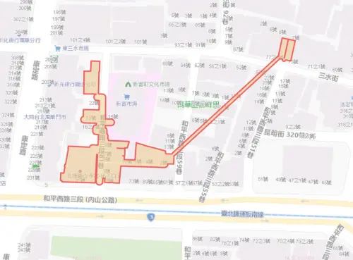 ▲台北市10月2日停水範圍。（圖／自來水公司water.gov.tw）