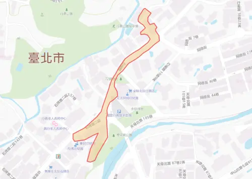 ▲台北市10月2日停水範圍。（圖／自來水公司water.gov.tw）