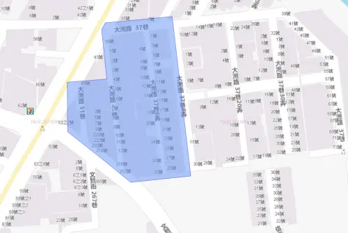 ▲台南市10月2日停水範圍。（圖／自來水公司water.gov.tw）