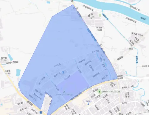 ▲雲林縣10月2日停水範圍。（圖／自來水公司water.gov.tw）