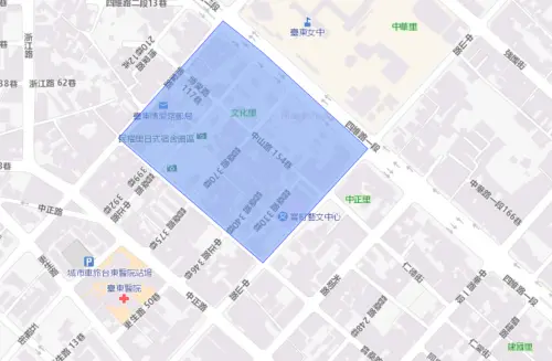 ▲台東縣10月2日停水範圍。（圖／自來水公司water.gov.tw）
