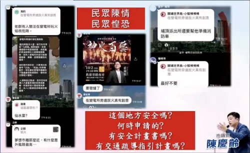 變電所旁玩火還免費！藍議員曝火舞秀原價2千：已檢舉莊競程賄選