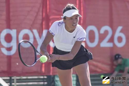 ▲2026年名古屋亞運網球女子選手謝淑薇。（圖／記者朱永強攝）