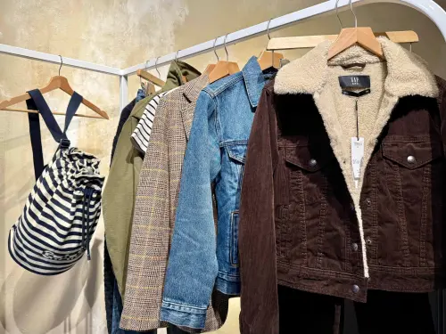 ▲Gap × A.P.C.聯名系列10月2日開賣。（圖／記者蕭涵云攝）