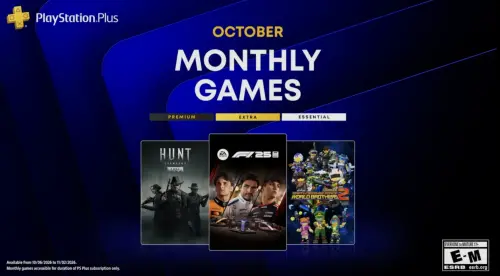 PlayStation Plus 10月限時免費遊戲曝光！競速大作《F1 25》快拿