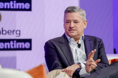 ▲Netflix 共同執行長 Ted Sarandos 表示，5年後公司仍會持續投入遊戲，並看好雲端遊戲的發展潛力。（圖／翻攝自Bloomberg）