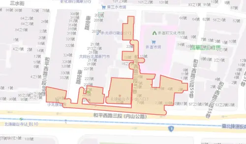 ▲台北市10月5日停水範圍。（圖／自來水公司water.gov.tw）