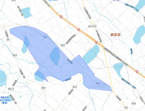 ▲桃園市10月5日停水範圍。（圖／自來水公司water.gov.tw）