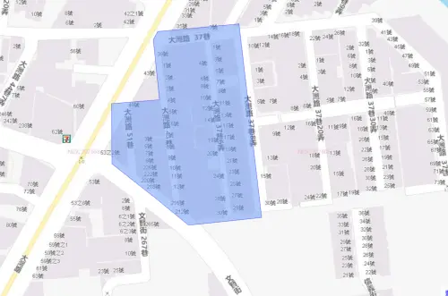 ▲台南市10月5日停水範圍。（圖／自來水公司water.gov.tw）