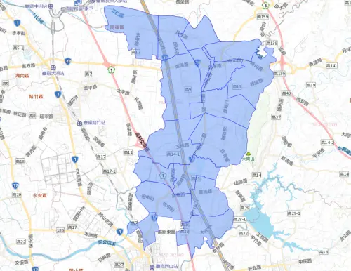 ▲高雄市10月5日停水範圍。（圖／自來水公司water.gov.tw）