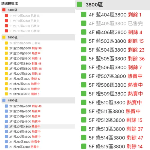 ▲T.O.P高雄見面會還有很多餘票。（圖／翻攝自拓元系統）