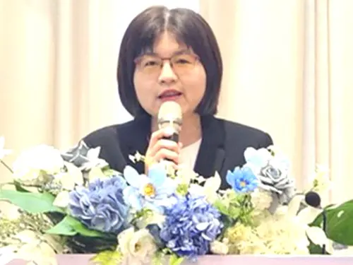 ▲海洋委員會科技文教處處長林麗英致詞。(圖／海洋委員會提供)