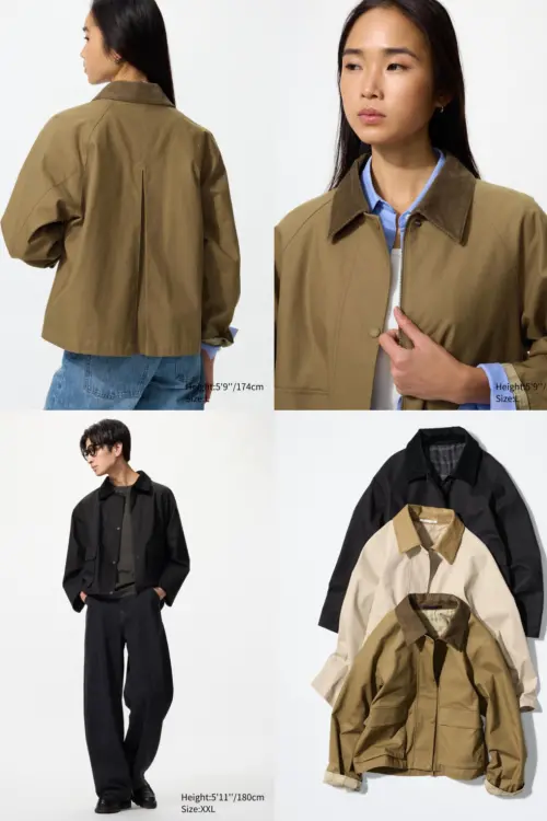 ▲UNIQLO「工裝短版外套」大降價！1990元下殺990元「現省1000元」。（圖／UNIQLO uniqlo.com）